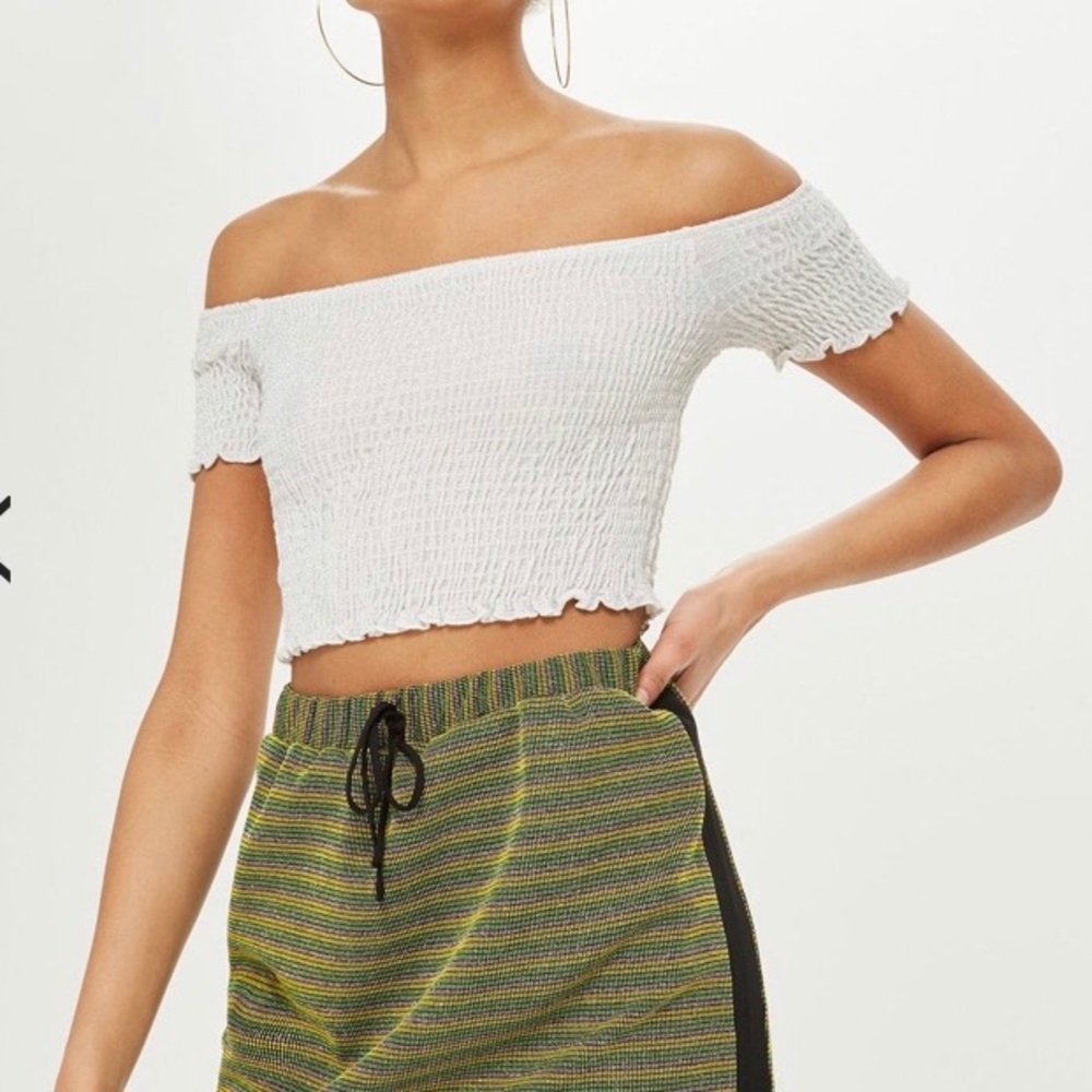 Topshop Glitter Top